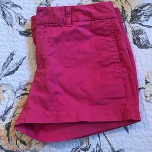 Gap hot pink khaki shorts